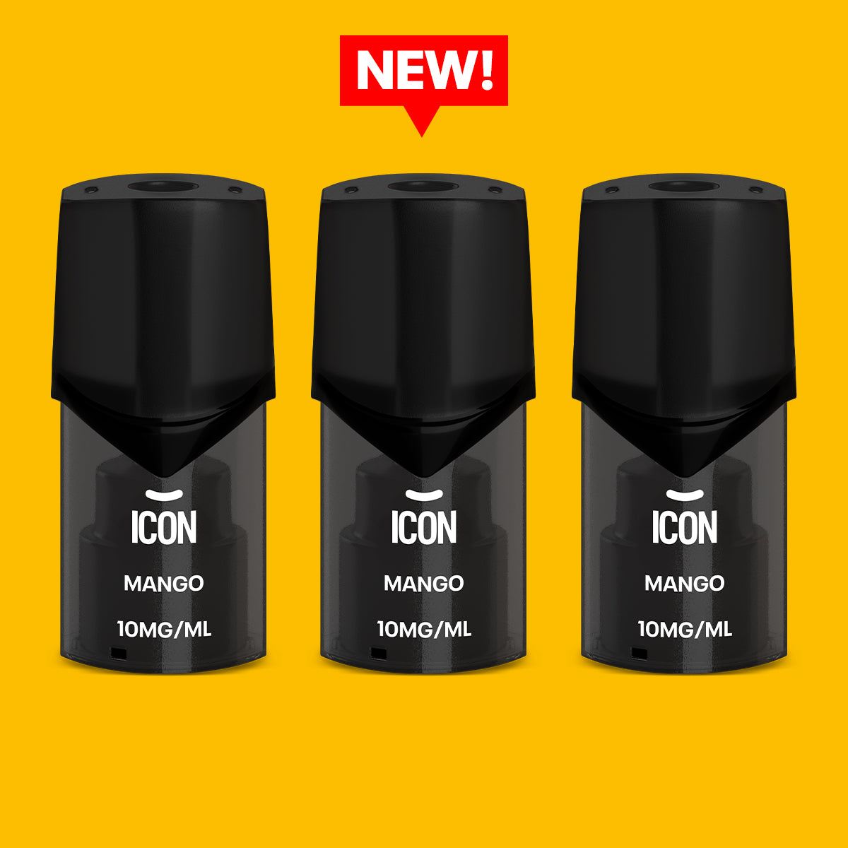 Icon Vape Mango Pods 10mg (Pack of 3) Alternative