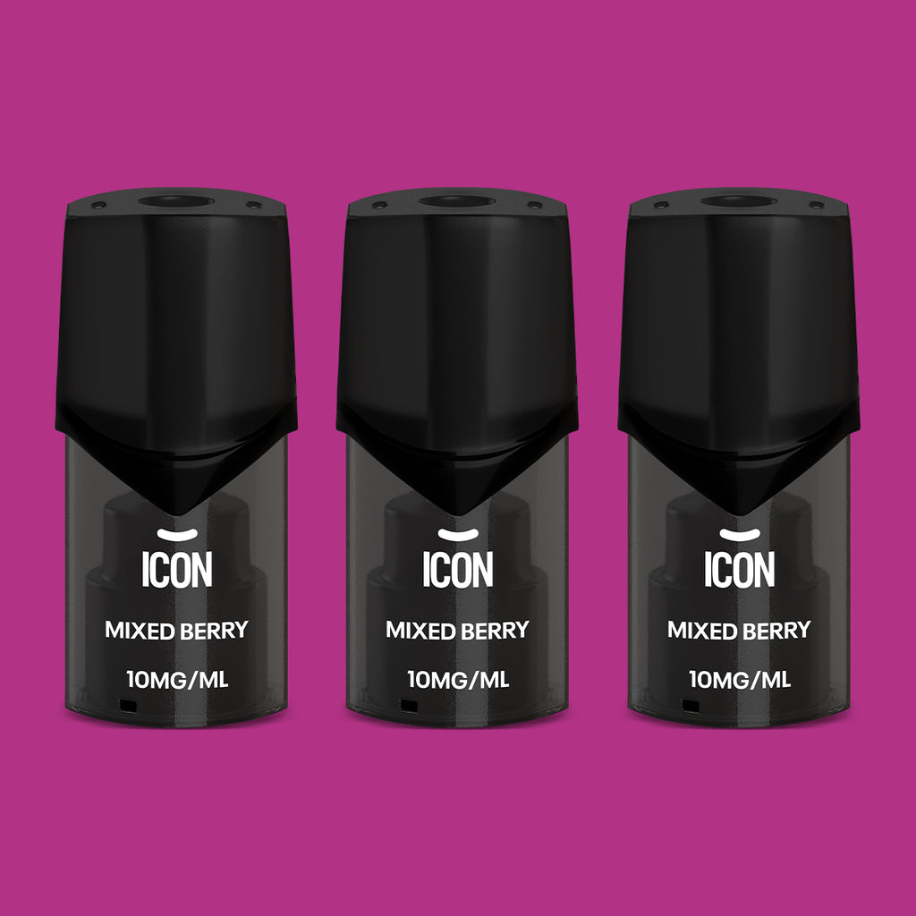 Mixed Berry Pods by ICON Vape £6.99 Pods Free Delivery