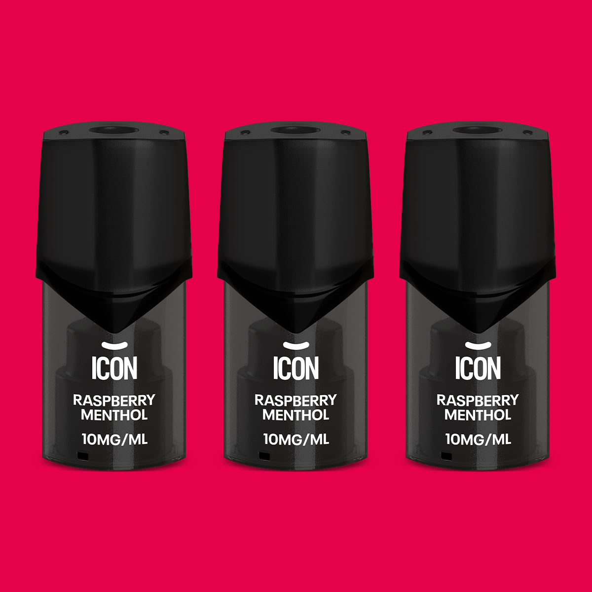 Icon Aqua Vape Raspberry Menthol Pods 10mg (Pack of 3) Alternative
